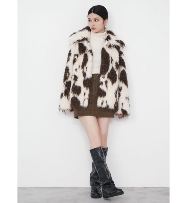 MURUA「カーリーフェイクファーブルゾン【2WAY】」|ブルゾン・スタジャン|