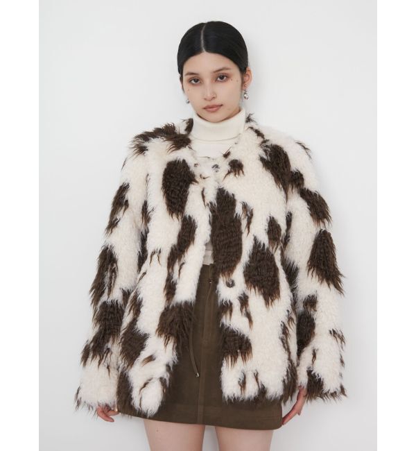 MURUA「カーリーフェイクファーブルゾン【2WAY】」|ブルゾン・スタジャン|