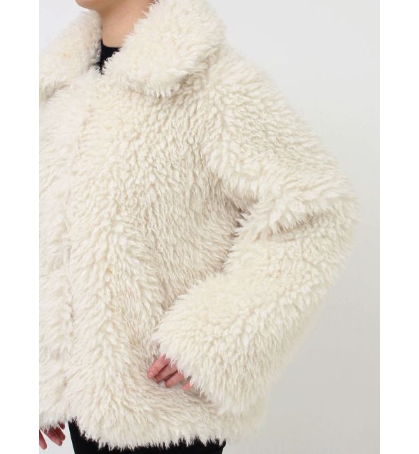 MURUA「カーリーフェイクファーブルゾン【2WAY】」|ブルゾン・スタジャン|