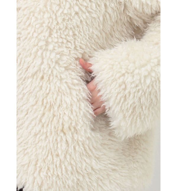 MURUA「カーリーフェイクファーブルゾン【2WAY】」|ブルゾン・スタジャン|