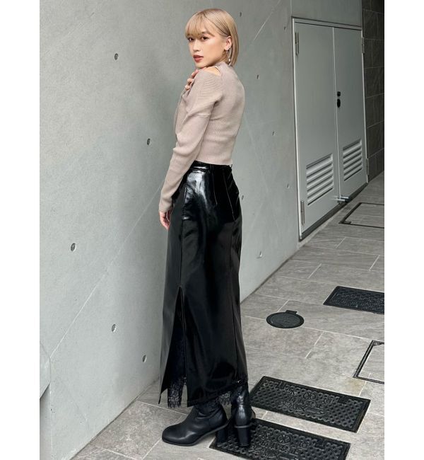 MURUA「カシュクールハーフジップトップス」|ニット・セーター|