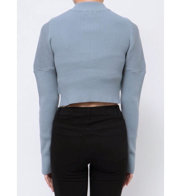 MURUA「カシュクールハーフジップトップス」|ニット・セーター|