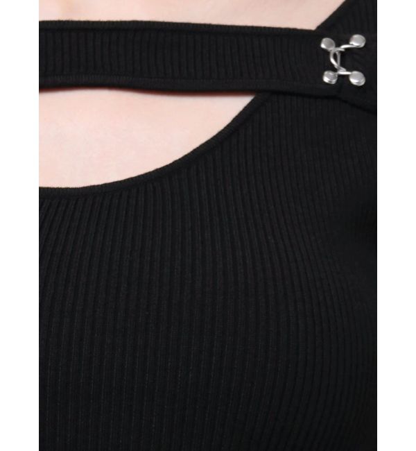 MURUA「フロントオープンリブニット」|ニット・セーター|