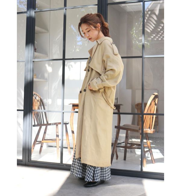 Ungrid「ルーズトレンチコート」|トレンチコート|