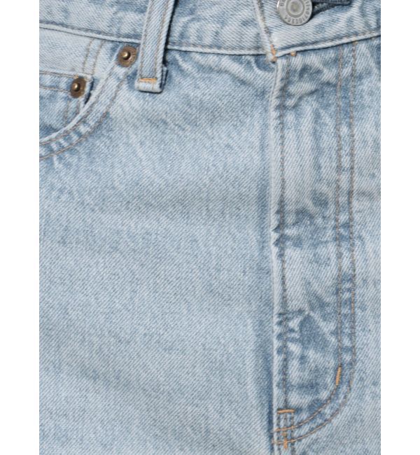 Ungrid「箔プリントスリットデニム」|デニム|