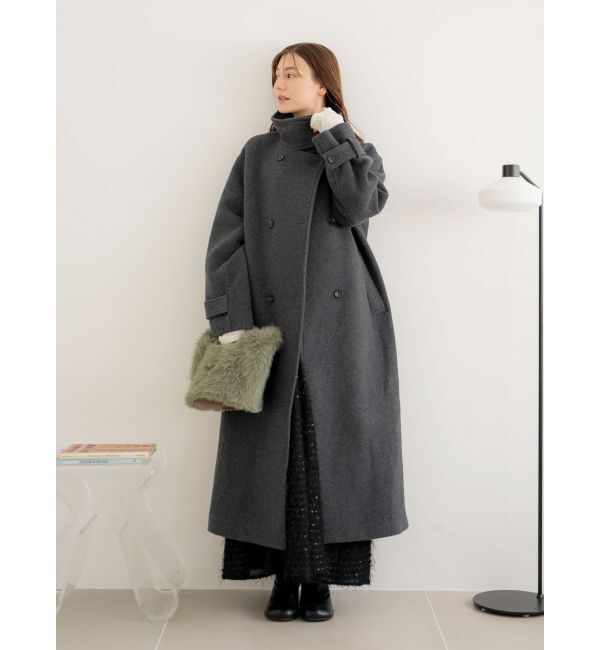 Ungrid「スタンドカラールーズコート」|その他|