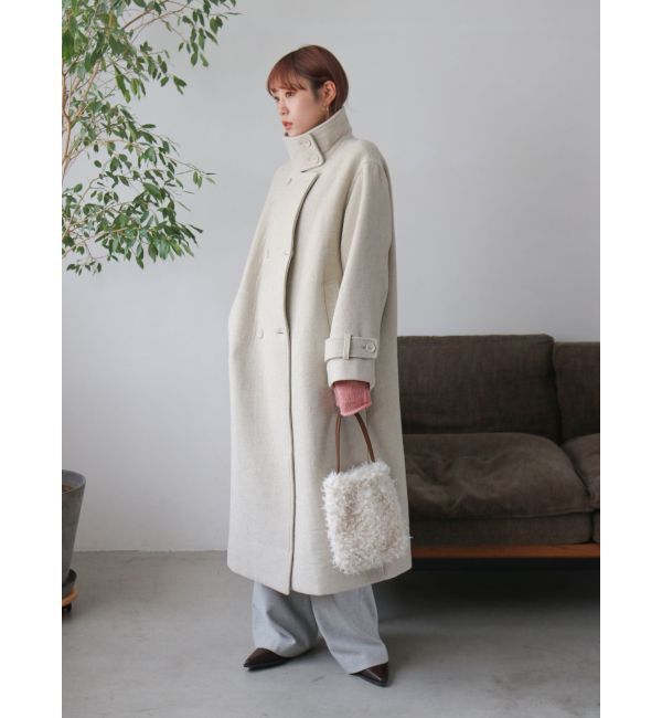 Ungrid「スタンドカラールーズコート」|その他|