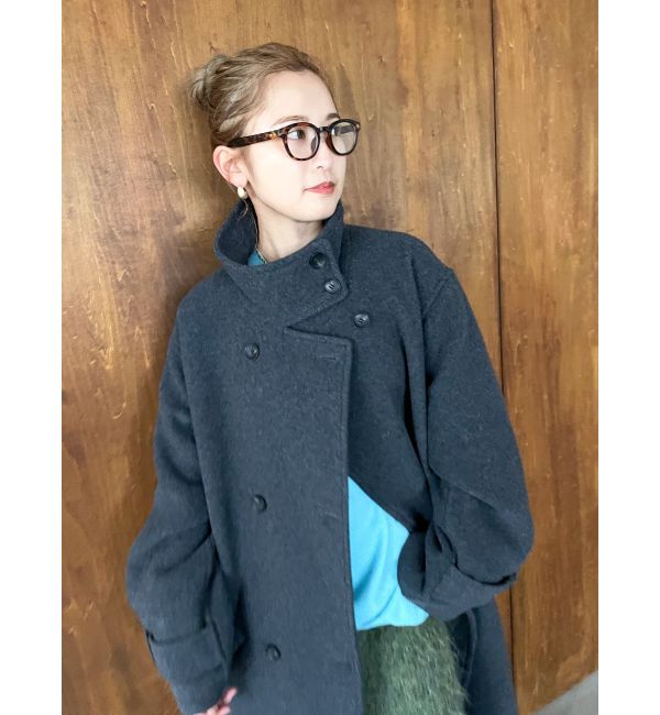 Ungrid「スタンドカラールーズコート」|その他|