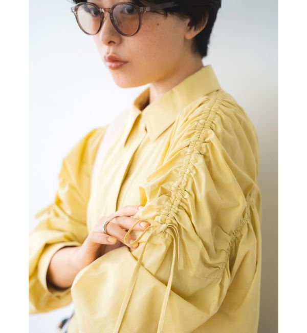 Ungrid「2Wayギャザーデザインシャツ」|シャツ・ブラウス|