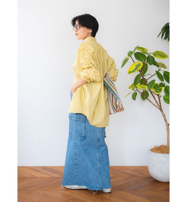 Ungrid「2Wayギャザーデザインシャツ」|シャツ・ブラウス|