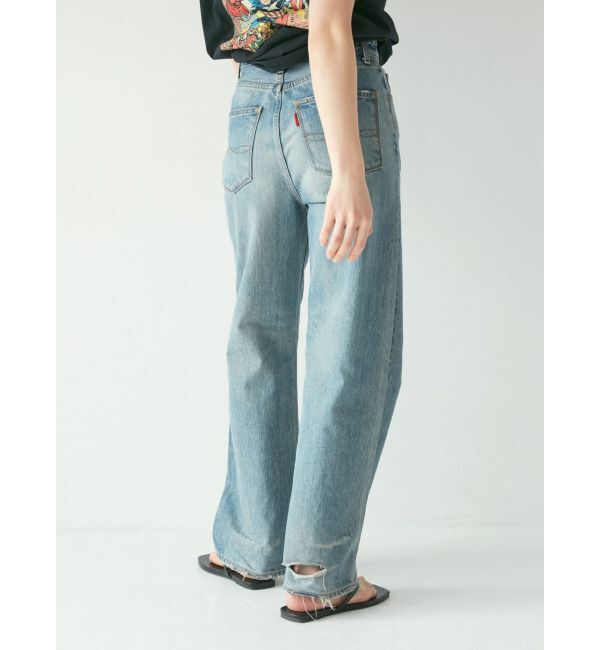 Ungrid「ハイウエストルーズストレートデニム」|デニム|