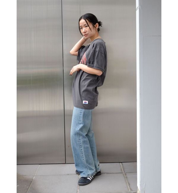 Ungrid「ハイウエストルーズストレートデニム」|デニム|