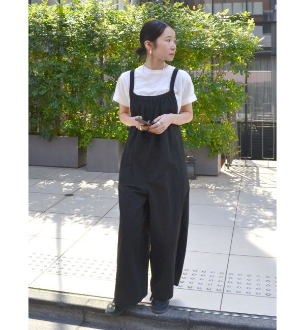 Ungrid「【WEB限定】バッククロスロンパース」|オールインワン|