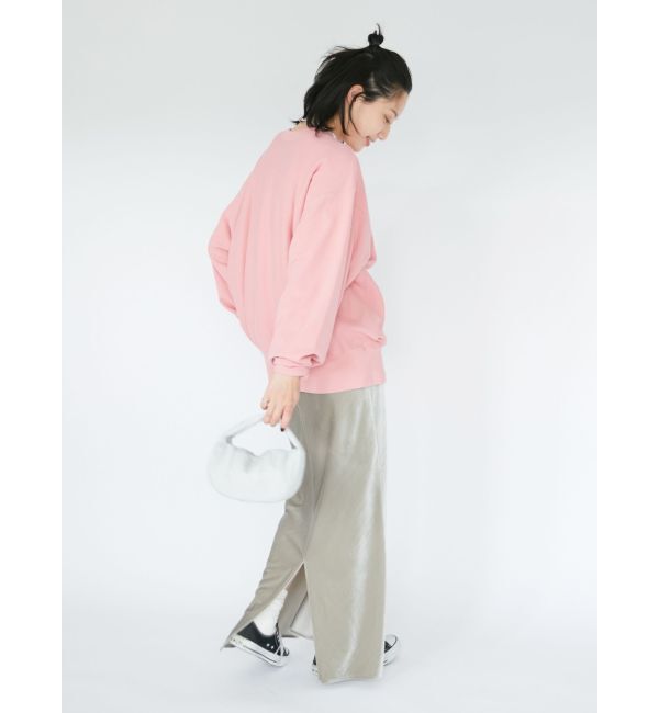 Ungrid「フィットベロアスカート」|タイト|