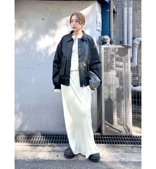 Ungrid「フィットベロアスカート」|タイト|