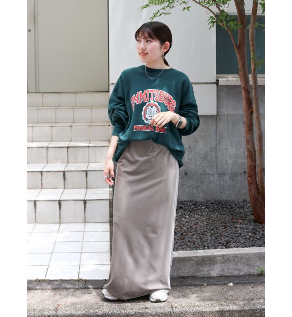 Ungrid「フィットベロアスカート」|タイト|