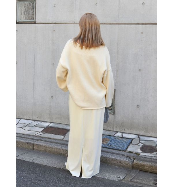 Ungrid「フィットベロアスカート」|タイト|