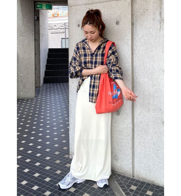 Ungrid「フィットベロアスカート」|タイト|