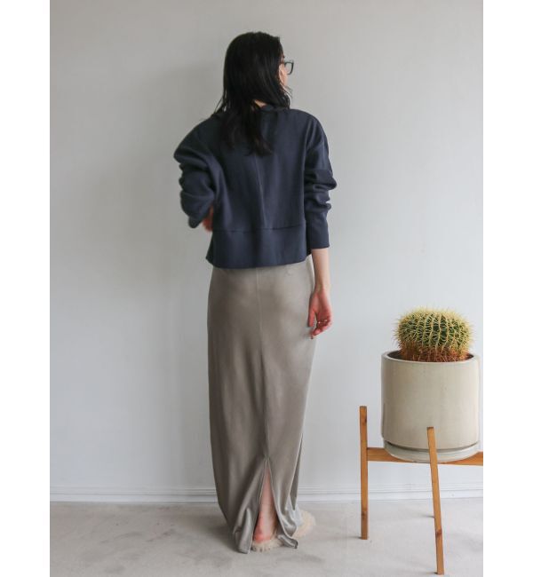 Ungrid「フィットベロアスカート」|タイト|