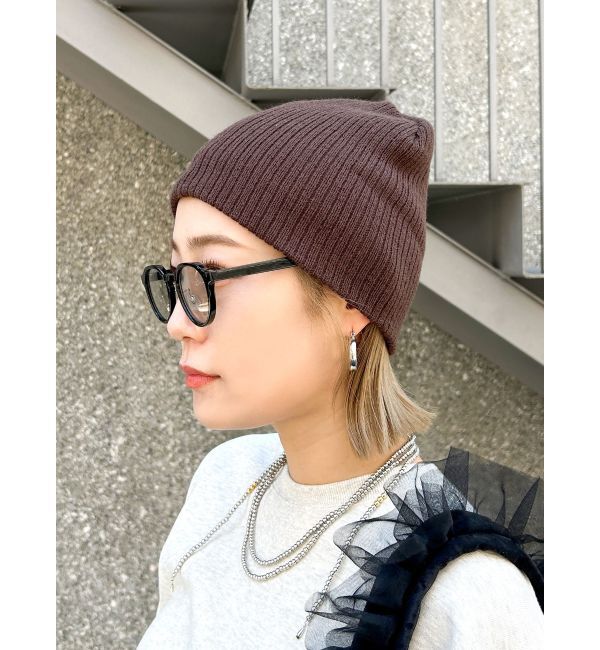 Ungrid「リブ編みニット帽」|ニット帽|