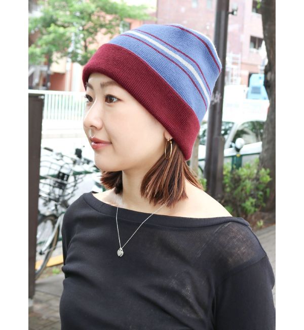 Ungrid「ボーダーニット帽」|ニット帽|