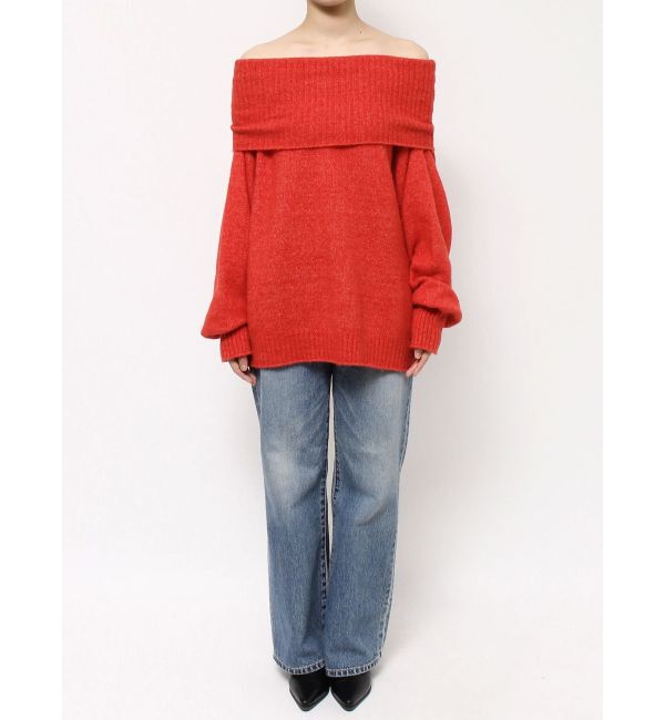 Ungrid「オフショルルーズニット」|ニット・セーター|