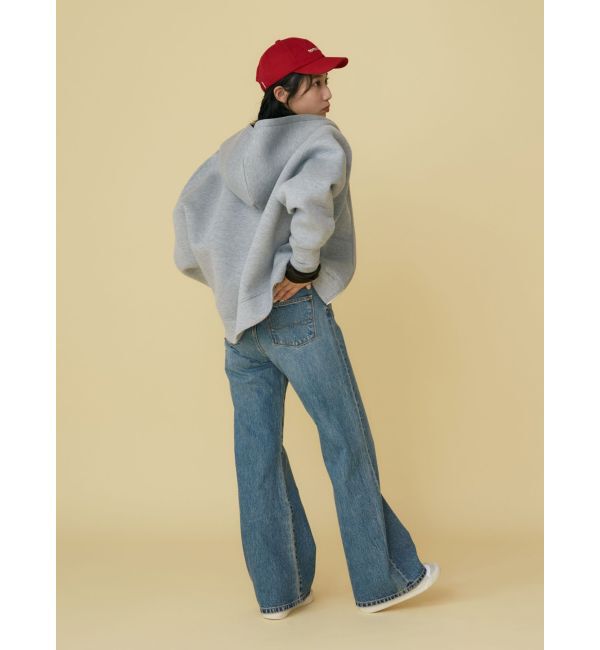 Ungrid「ハイウエストフレアデニム」|デニム|
