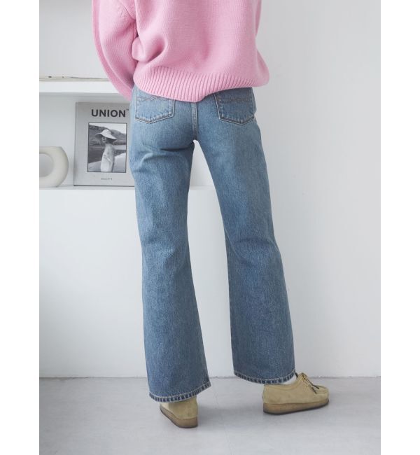 Ungrid「ハイウエストフレアデニム」|デニム|