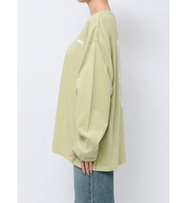 Ungrid「ニュアンスモチーフプリントロングスリーブTee」|Tシャツ・カットソー|