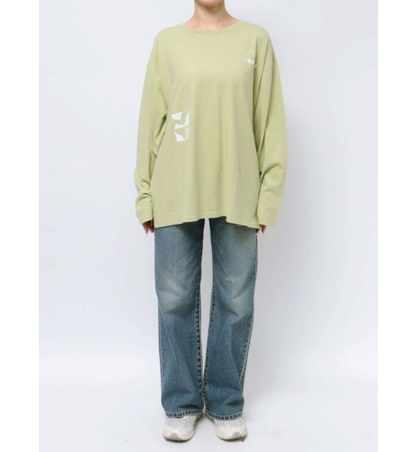 Ungrid「ニュアンスモチーフプリントロングスリーブTee」|Tシャツ・カットソー|