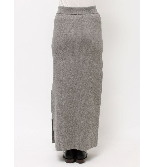 Ungrid「サイドスリットリブニットスカート」|スカート|