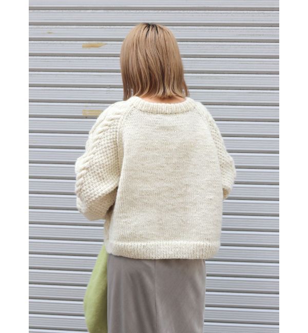 Ungrid「パッチワークケーブルルーズニット」|ニット・セーター|
