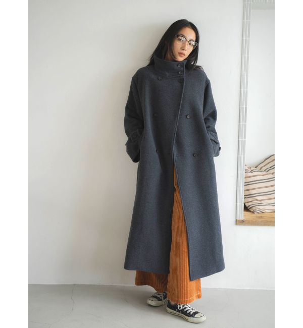 Ungrid「スタンドカラールーズコート」|その他|