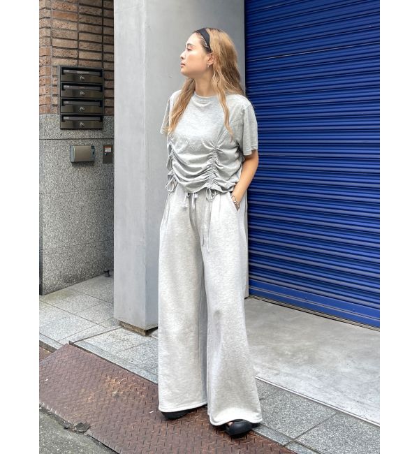 Ungrid「スウェットタックパンツ」|その他|