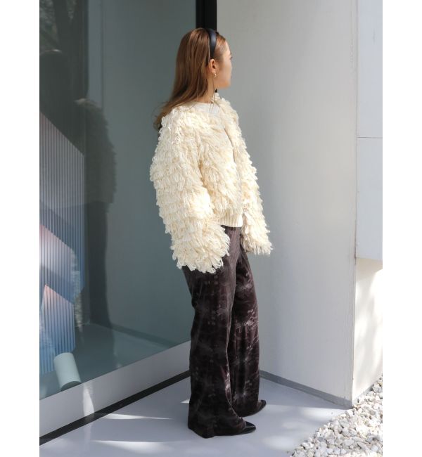 Ungrid「ベロア刺繍ラフパンツ」|その他|