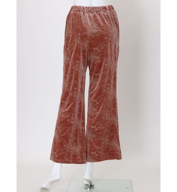 Ungrid「ベロア刺繍ラフパンツ」|その他|