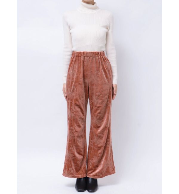 Ungrid「ベロア刺繍ラフパンツ」|その他|