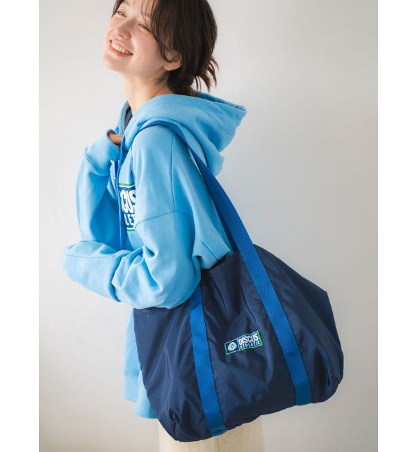 Ungrid「DISCUS別注 ロゴトートバッグ」|トートバッグ|ネイビー