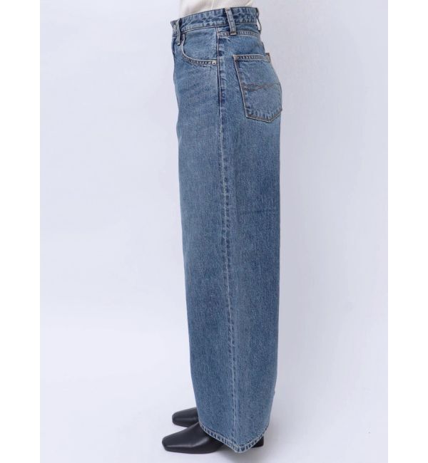 Ungrid「【Ca】ハイウエストルーズデニム」|デニム|