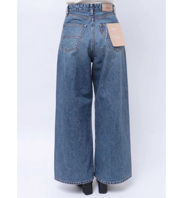 Ungrid「【Ca】ハイウエストルーズデニム」|デニム|