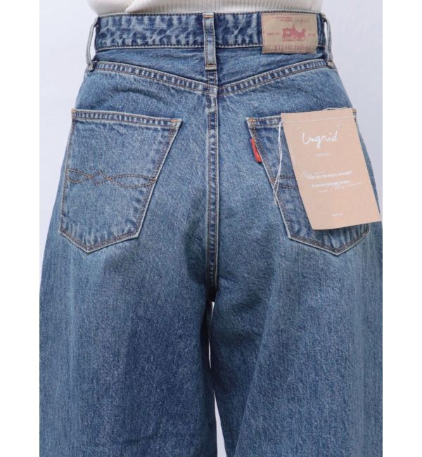 Ungrid「【Ca】ハイウエストルーズデニム」|デニム|