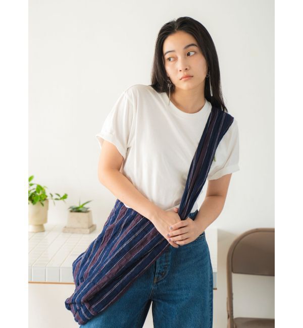 Ungrid「ストライプショルダーバッグ」|ショルダー・メッセンジャー|