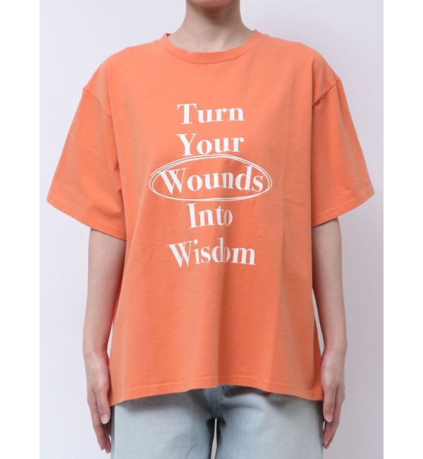 Ungrid「ヴィンテージウォッシュロゴビッグTee」|Tシャツ・カットソー|