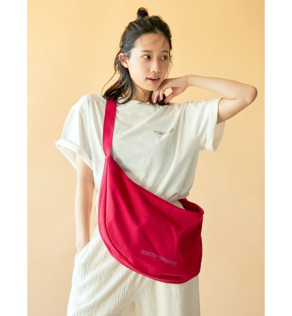 Ungrid「【WEB限定】ロゴショルダーバッグ」|ショルダー・メッセンジャー|レッド