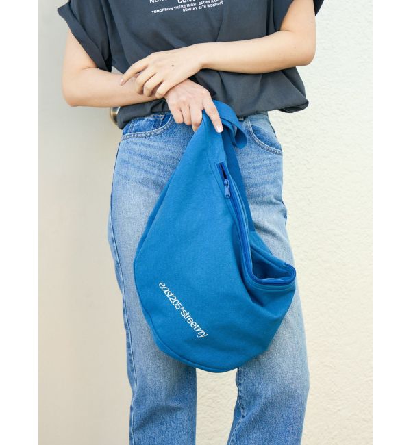 Ungrid「【WEB限定】ロゴショルダーバッグ」|ショルダー・メッセンジャー|ブルー
