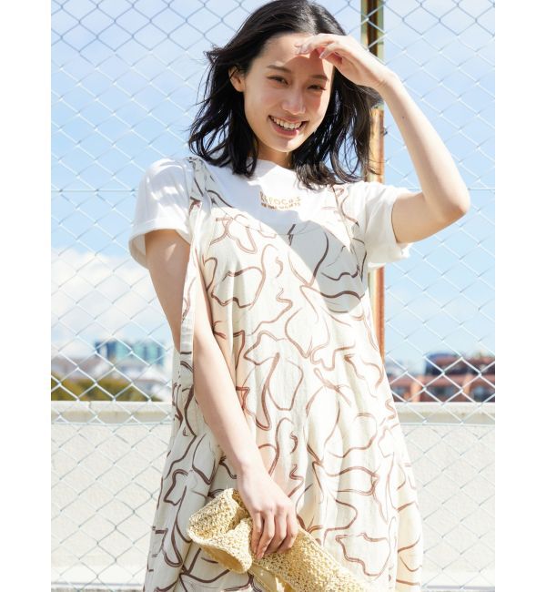 Ungrid「【WEB限定】ワンポイントエンブロイダリーロゴTee」|Tシャツ・カットソー|オフホワイト