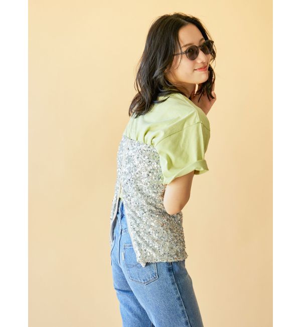 Ungrid「スパンコールビスチェ」|チューブトップ|