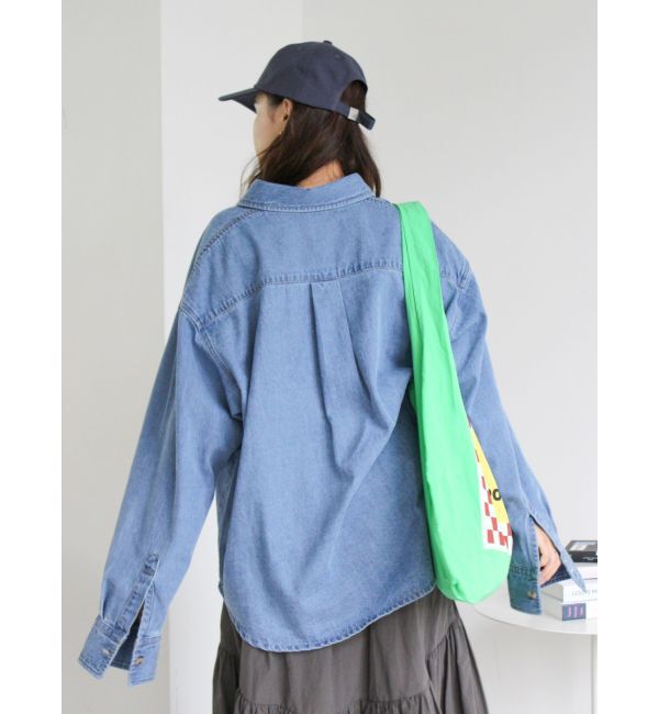 Ungrid「ポケットデザインデニムシャツ」|シャツ・ブラウス|
