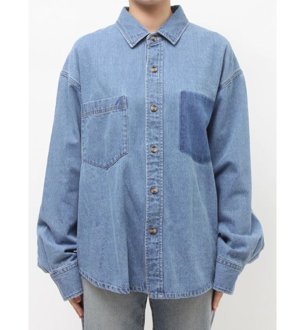 Ungrid「ポケットデザインデニムシャツ」|シャツ・ブラウス|