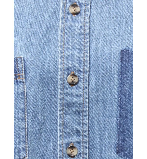 Ungrid「ポケットデザインデニムシャツ」|シャツ・ブラウス|